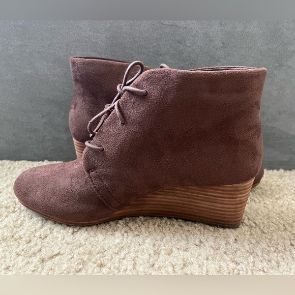 Dr. Scholl’s Dakota Wedge Bootie Dark Brown Size 7 - Picture 5 of 9
